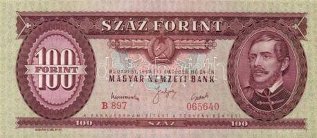 1946-1995 100Ft teljes gyűjtemény, mind a 14 kiadás jó minőségben: 1946: elcsúszott nyomat, festékny...