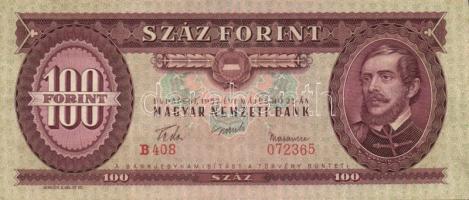 1946-1995 100Ft teljes gyűjtemény, mind a 14 kiadás jó minőségben: 1946: elcsúszott nyomat, festékny...