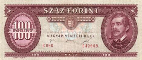 1946-1995 100Ft teljes gyűjtemény, mind a 14 kiadás jó minőségben: 1946: elcsúszott nyomat, festékny...