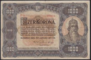 1920 1000K T:II- kis saroktörések