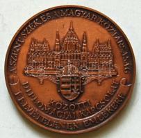 ÉN. A Szent Szék és a Magyar Köztársaság közötti diplomáciai kapcsolat Br emlékérem T:1