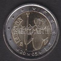Spanyolország 2005. 2€ "Don Quijote" emlékkiadás T:1 tanúsítvánnyal!