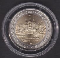 Németország 2007. 2€ "Schwerini Kastély" emlékkiadás T:1 tanúsítvánnyal!