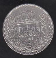 1895KB 1K "Ferenc József" Ag T:1-