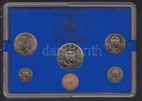 Svédország 1979. 5ö-5K 6db klf forgalmi érmesor eredeti bontatlan matricás plasztikokban, tanúsítvánnyal! T:BU