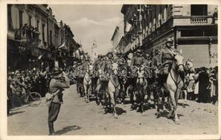 Szatmárnémeti entry of the Hungarian troops 1940 So.Stpl