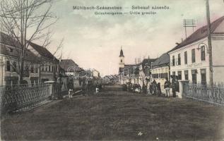 Szászsebes with the shop of Josef Glaser