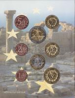 Ciprus 2004. 1c,2c,5c,10c,20c,50c,1€,2€ próbaveretek, szettben, díszkiadásban T:...