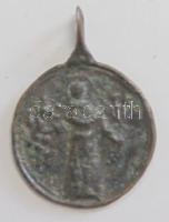 18. század Római kegy (zarándok) érem T:3 füles/18th century romanic grace medal