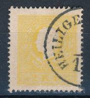 1858 2kr II. tipus sárga HEILIGENKREUTZ