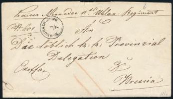 1856 Katonai ex offo "St: GEORGEN in UNG." - Brescia