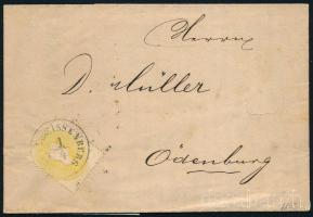 1861 2kr sárga nyomtatványon "(STU)HLWEISSENBURG" - Ödenburg