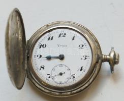 cca 1900 Hibátlan, szép borítású Volo márkájú zsebóra üveg nélkül, jatvításra szorul / Watch (needs repair)