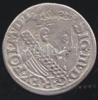 Lengyelország 1622. 3Gr "Sigismund III." Ag T:3