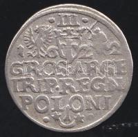 Lengyelország 1622. 3Gr "Sigismund III." Ag T:3