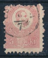 1871 Kőnyomat 5kr II. típus "CSA(KOV)A" ?