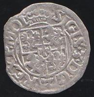 Lengyelország 1614. 3P "Sigismund III." Ag T:3 peremtörés