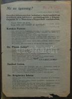 1947 Független Kisgazda-, Földmunkás- és Polgári Párt volt tagokat becsmérlő röplapja