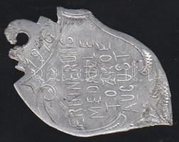1916. Oroszország Tomszki hadifogoly emlékérem T:3+ sérült/1916. prisoner of war medallion Russia-To...