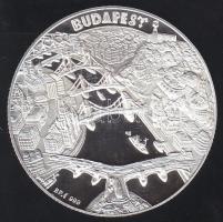 ÉN "Budapest nevezetességei-Szent István Bazilika" Ag emlékérem 31,104g (1oz) T:PP