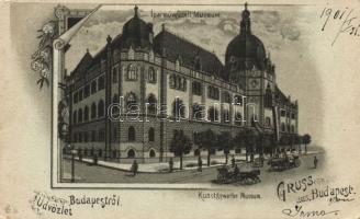 Budapest IX. Iparművészeti Múzeum litho (EK)