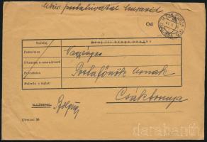 1941 Levél \"M.KIR.POSTA 895\" szükségbélyegzéssel / Cover with auxiliary postmark