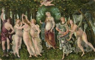 10 db Stengel festménylap, köztük sok litho / 10 Stengel art postcards