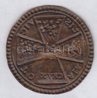 DN "keresztes hadjáratok" vékony fém emlékérem T:2