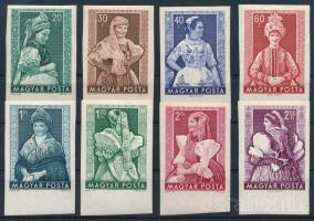 1953 Népviseletek (I.) ívszéli vágott sor