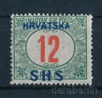 SHS 1918 Portó 12f Bodor vizsgálójellel (20.000)