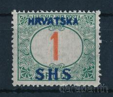 SHS 1918 Portó 1f Bodor vizsgálójellel (6.000)