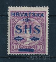 SHS 1918 Koronázás Zita 10f Bodor vizsgálójellel