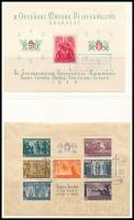1938-1941 4 db klf blokk A/4 berakólapon
