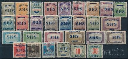 SHS 1918 29 klf bélyeg Bodor vizsgálójellel