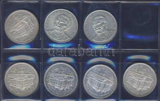 1992-1994. 200Ft "Deák" (2x), "MNB" (5x) Ag T:2