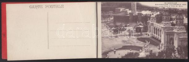 1922 a Marseille-i Gyarmati Kiállítás képeslapfüzete 24 lappal