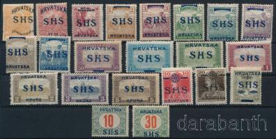 SHS 1918 22 klf bélyeg Bodor vizsgálójellel