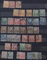 Gyűjtemény 1871-1962 a 20-as évektől főleg használatlan / postatiszta anyag szép Réznyomattal, később jobb sorokkal, de blokkok nélkül, 16 lapos A4-es berakóban. Nagyon magas katalógusé