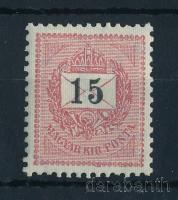 1898 15kr 2-es vízjelállással