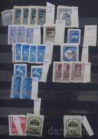 350-400 ezer Forint katalógusértékű több példányos sorok jobbakkal az 1920-1950-es évekből, 12 lapos A4-es berakó 9 oldalán (7 oldal fotózva van)
