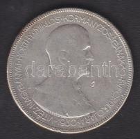 1930. 5P Ag "Horthy jobbra" T:3 kis ph.