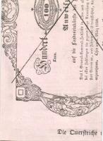 1849. 2Ft + 2G példány / formulare ív-töredék T:I