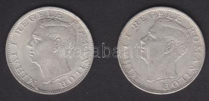 Románia 1944. 500L Ag I.Mihály (2x) T:2/2-