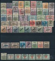 Nagyvárad 1919 54 klf bélyeg Bodor vizsgálójellel 2 stecklapon (18.700)