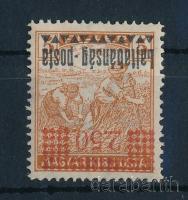 Nyugat-Magyarország III. 1921 Arató 2,50K/5f fordított felülnyomással, Bodor vizsgálójellel