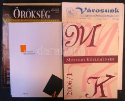 24 db muzeológiai,művészettörténeti és régészeti folyóirat az elmúlt néhány évből
