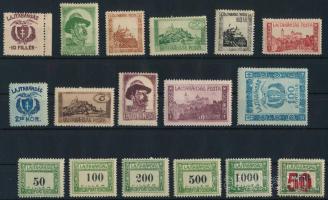 Nyugat-Magyarország VII. 1921 Teljes sor (47.800) Signed: Bodor