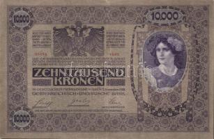 1918. 10.000K bélyegzés nélkül! T:II R!