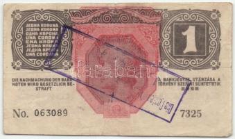 1916. 1K "7325" sorszámmal, lebélyegzéssel! T:III