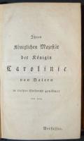 1814 Levana oder Erziehlehre von Jean Paul - Stuttgartban kiadott gótbetűs aranyozott könyv, 3 kötet egyben, kissé megviselt állapotban